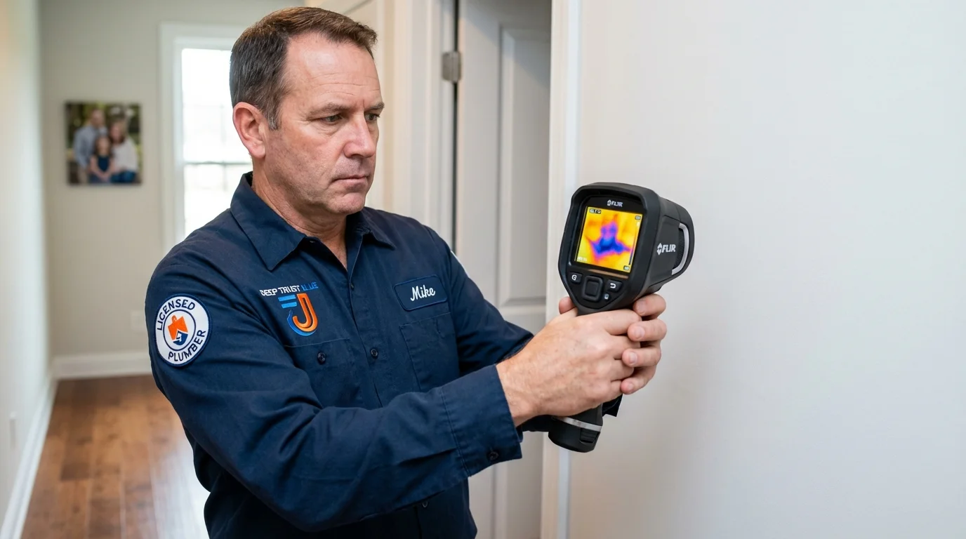 Thermal imaging leak detection by Johns Plumbing LLC in Fernandina Beach